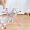 Laser Pointer Interactive Cat Chase Toy; USB Rechargeable Red Laser Light Pointer Training Tool
