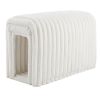 Pet Supplies Ottoman Storage Bench Corduroy Bench Cat's nest to hide For the Living Room, Entryway and Bedroom