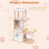 47 Inches Wooden Cat Condo