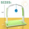 Cat Arch Self Groomer 12.5 Inch High. Cat Scratcher Toy. Self Grooming Cat Brush Arch. Cat Self Groomer for Indoor Cats. Cat Rubbing Post. Cat Groomin