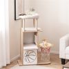 47 Inches Wooden Cat Condo