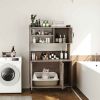 1PC Large Cat Litter Box Enclosure with Display Storage Shelves