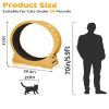 Cat Wheel Exerciser for Indoor Cats, 39.4-inch Large Cat Exercise Wheel for Running Silent