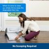 Replacement Sensitive Crystal Litter Tray;  3-Pack Easy Cleanup with Disposable Tray Includes Leak Protection and Low Tracking Litter No Perfumes or D