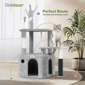 44 Inch Cat Climbing Frame Light Gray (Option: 44Inch)